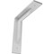 Ekena Millwork Stockport Steel Bracket, Hammered White 2"W x 8"D x 8"H BKTM02X08X08STHWH - alternate 1